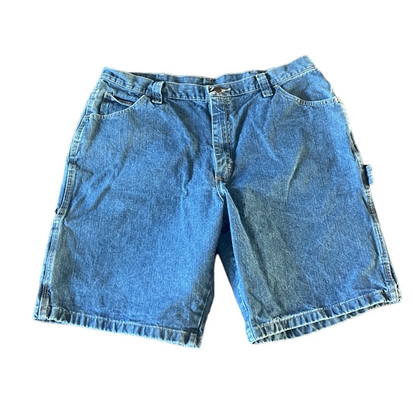 Wrangler Shorts Mens Size 38 Wrangler 64wc5di Blue Jean Cargo